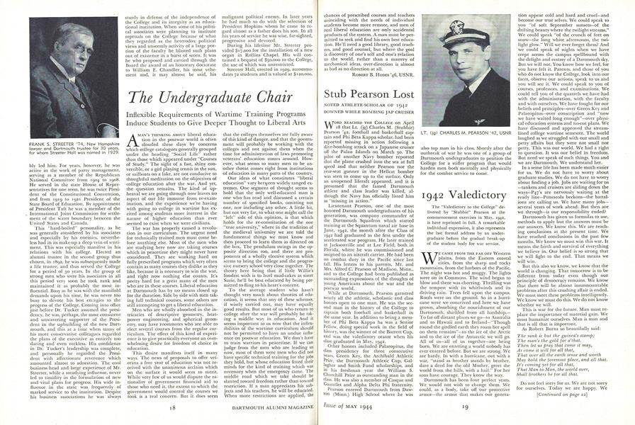 The Undergraduate Chair