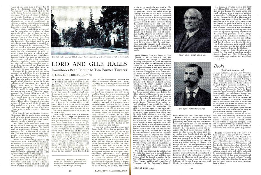 LORD AND GILE HALLS