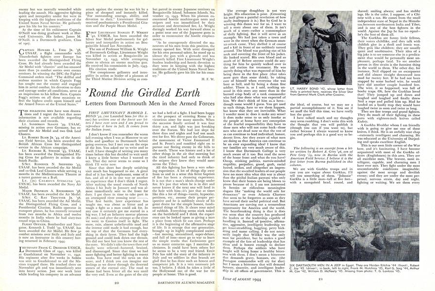 'Round the Giridled Earth