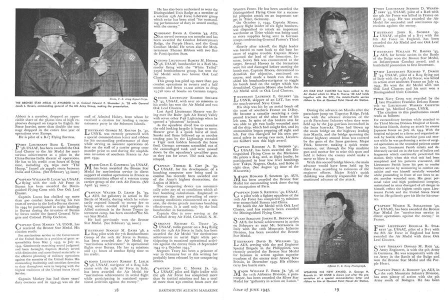 Laureled Sons of Dartmouth