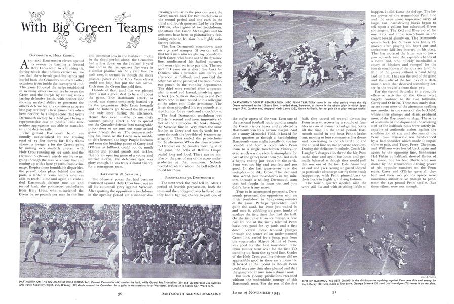 DARTMOUTH 28, SYRACUSE 7