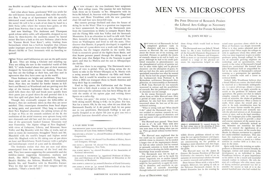 MEN VS. MICROSCOPES