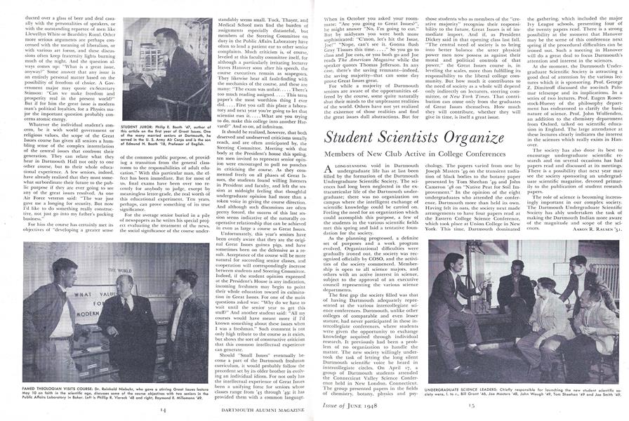 Student Scientists Organize