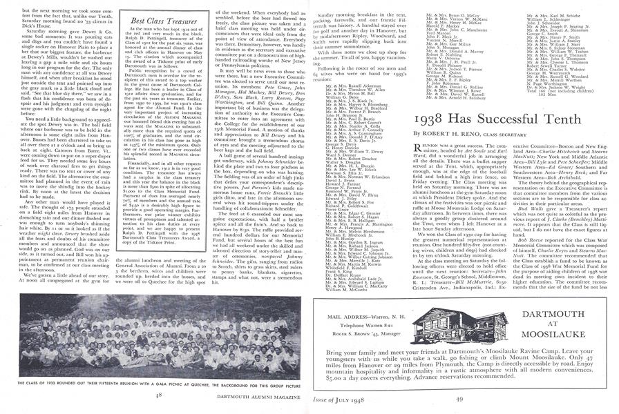 Best Class Treasurer