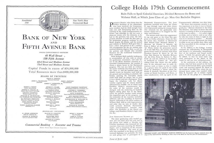 College Holds 179 th Commencement