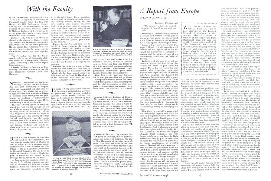 A Report from Europe