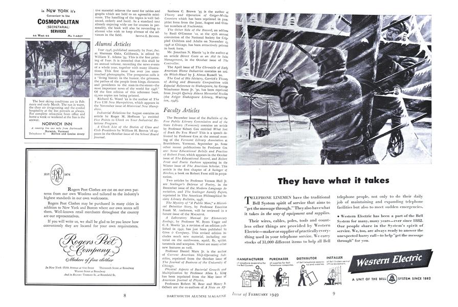 Alumni Articles