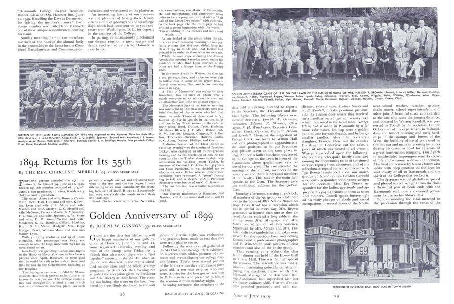 Golden Anniversary of 1899