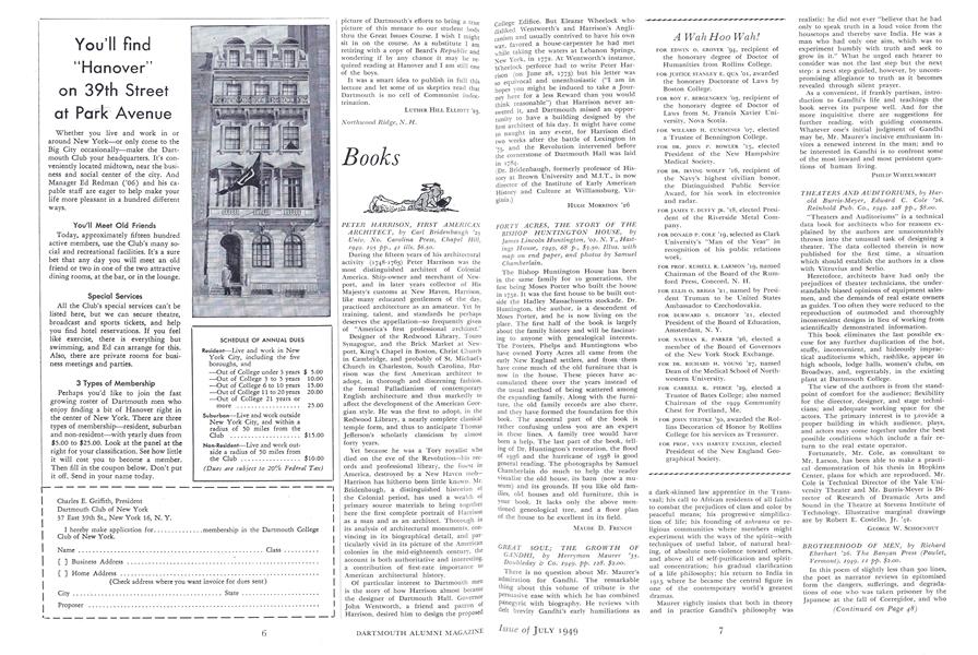 PETER HARRISON, FIRST AMERICAN ARCHITECT
