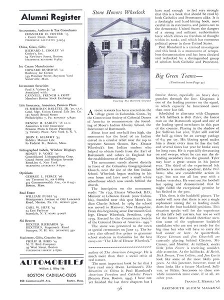 Stone Honors Wheelock