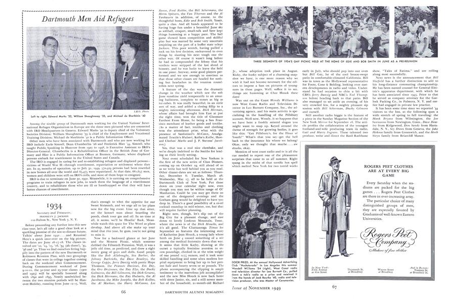 1934 | Dartmouth Alumni Magazine | November 1949