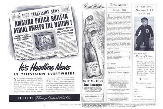 Table of Contents, Page: 3 - December 1949 | Dartmouth Alumni Magazine