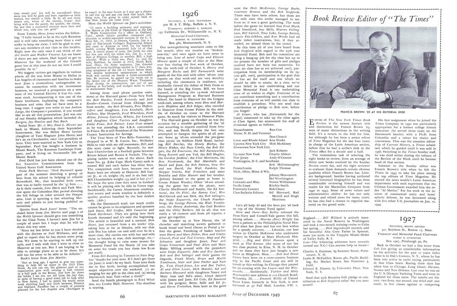 Book Review Editor of "The Times"