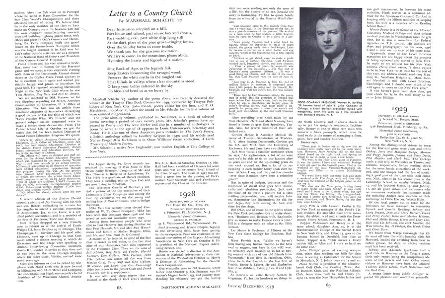 Letter to a Country Church