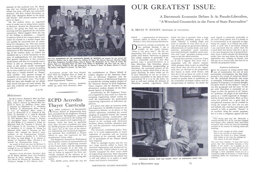 OUR GREATEST ISSUE