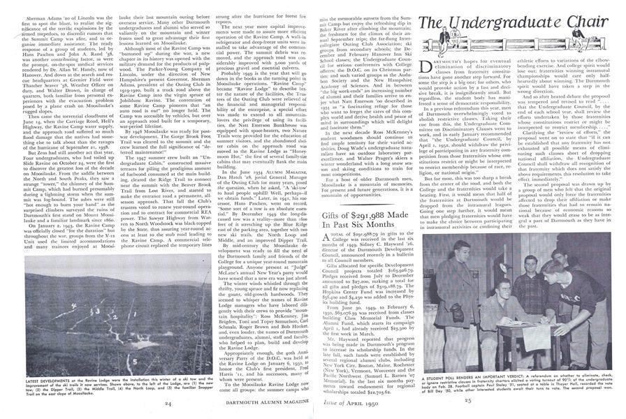 The Undergraduate Chair