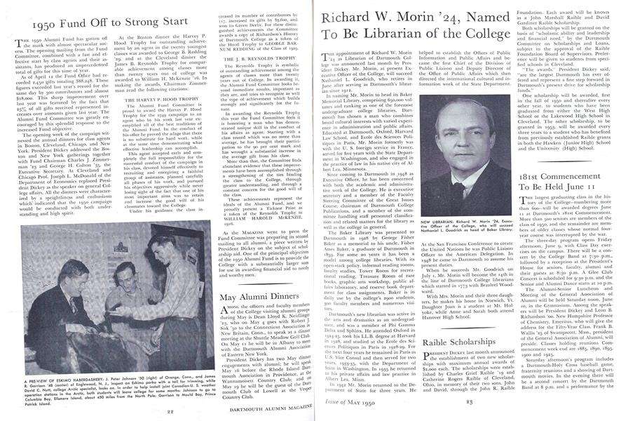 Richard W. Morin '24, Named to be Librarian of the College