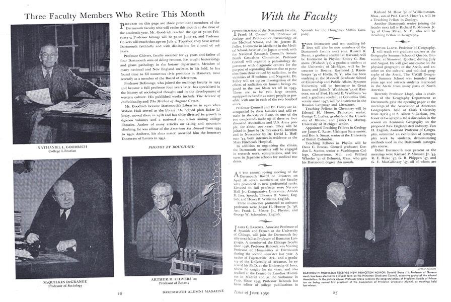 Three Faculty Members Who Retire This Month