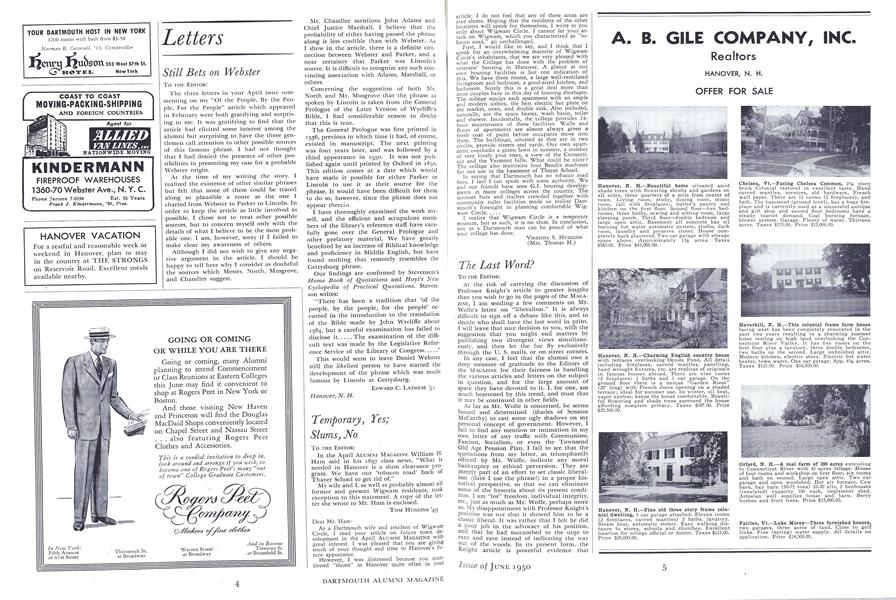 Letters