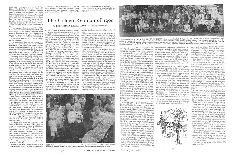 The Golden Reunion of 1900