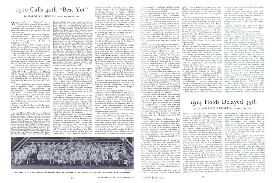 1910 Calls 40th "Best Yet"