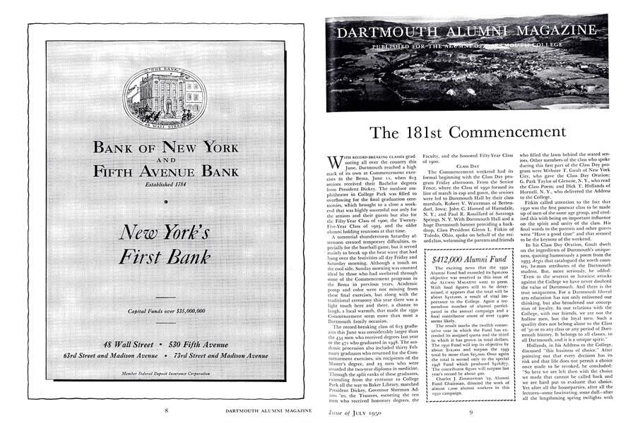 The 181st Commencement