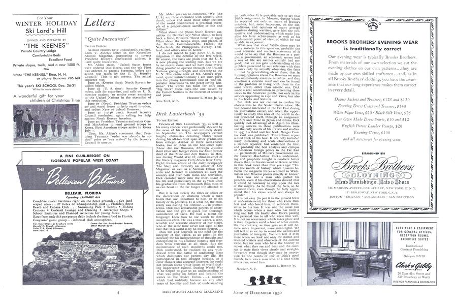 Letters