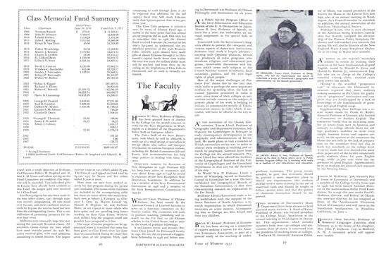 The Faculty, Page: 26 - March 1951 | Dartmouth Alumni Magazine