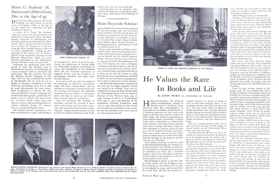 Name Reynolds Scholars