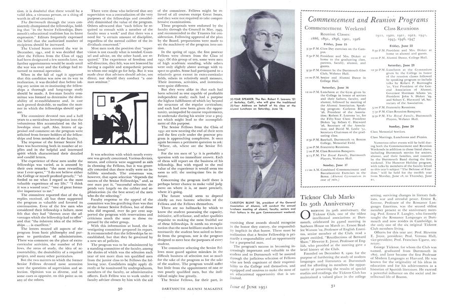 Ticknor Club Marks Its 50th Anniversary