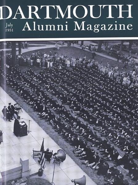Issue: - July 1951 | Dartmouth Alumni Magazine
