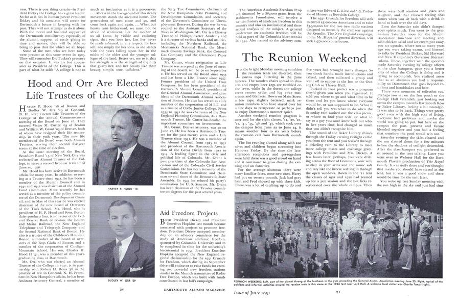 The Reunion Weekend