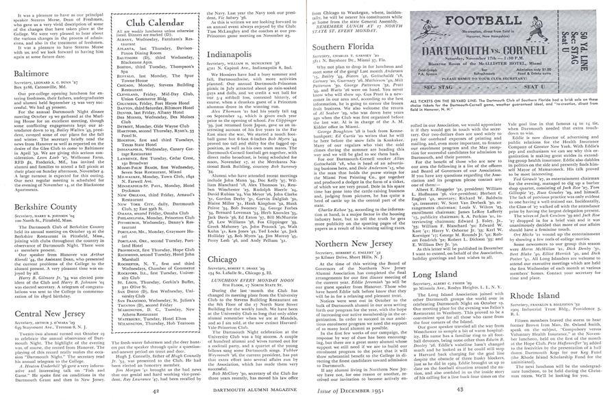 Club Calendar