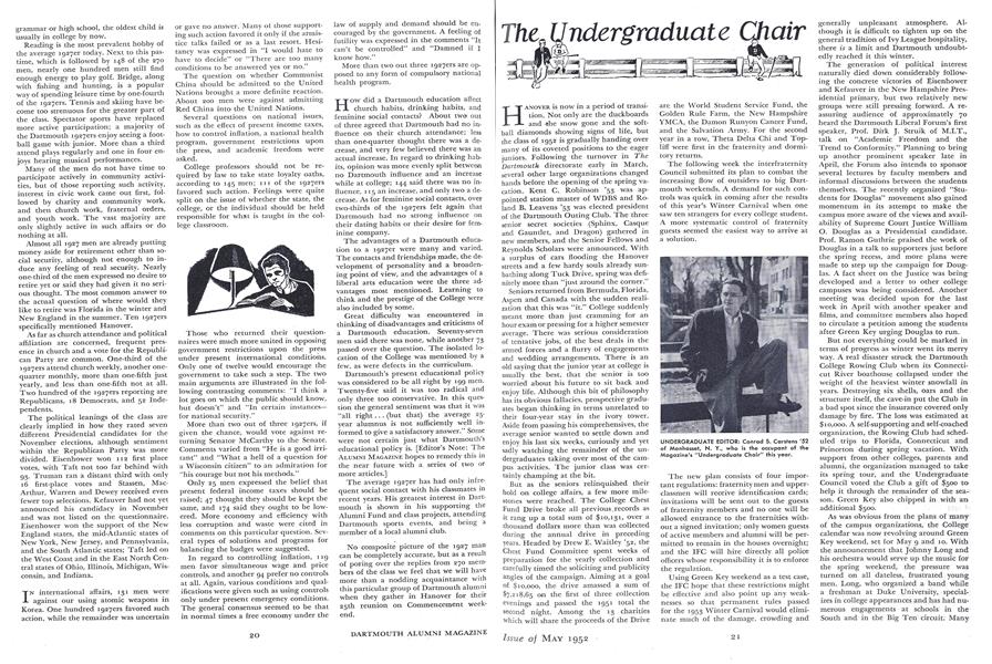 The Undergraduate Chair