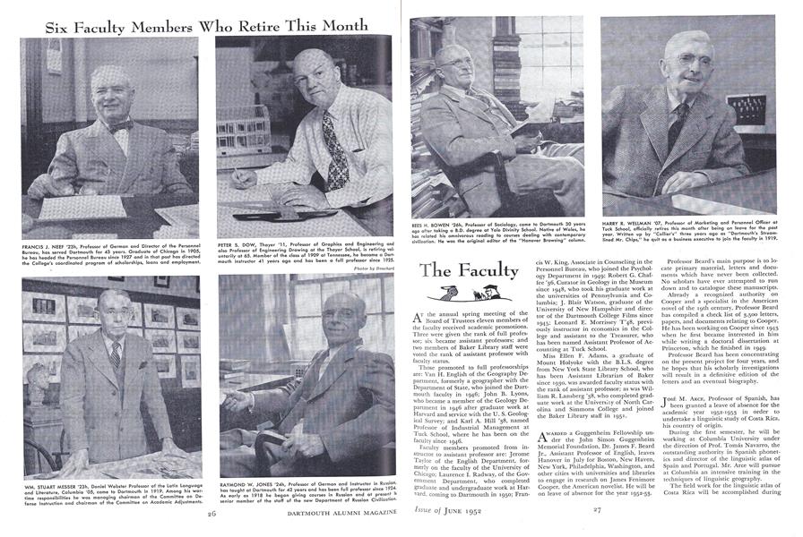 Six Faculty Members Who Retire This Month