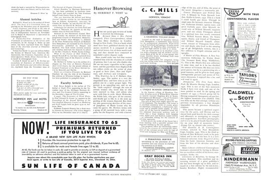 Faculty Articles, Page: 6 - February 1953 | Dartmouth Alumni Magazine