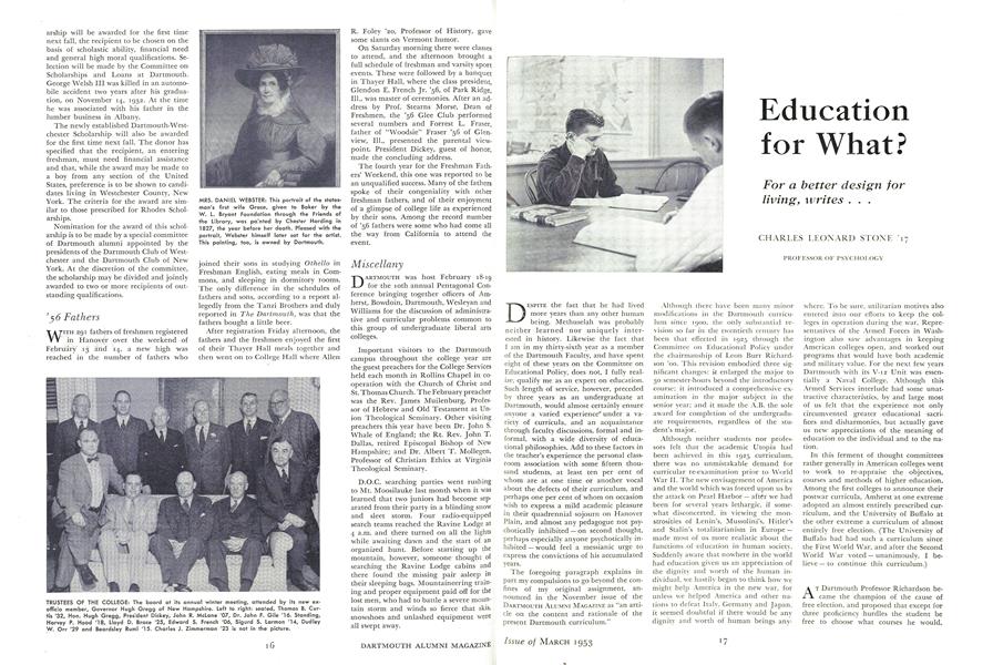 Education for What?