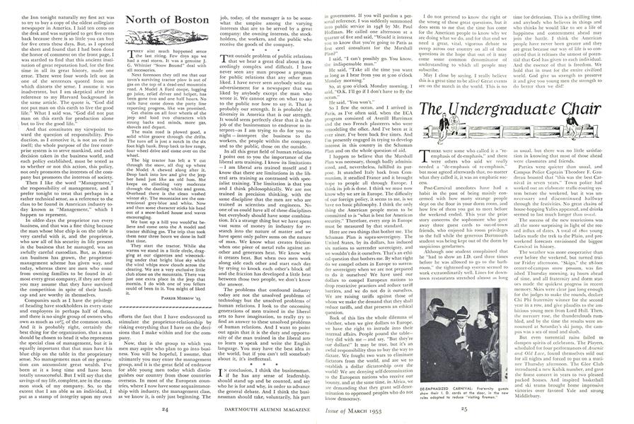 The Undergraduate Chair