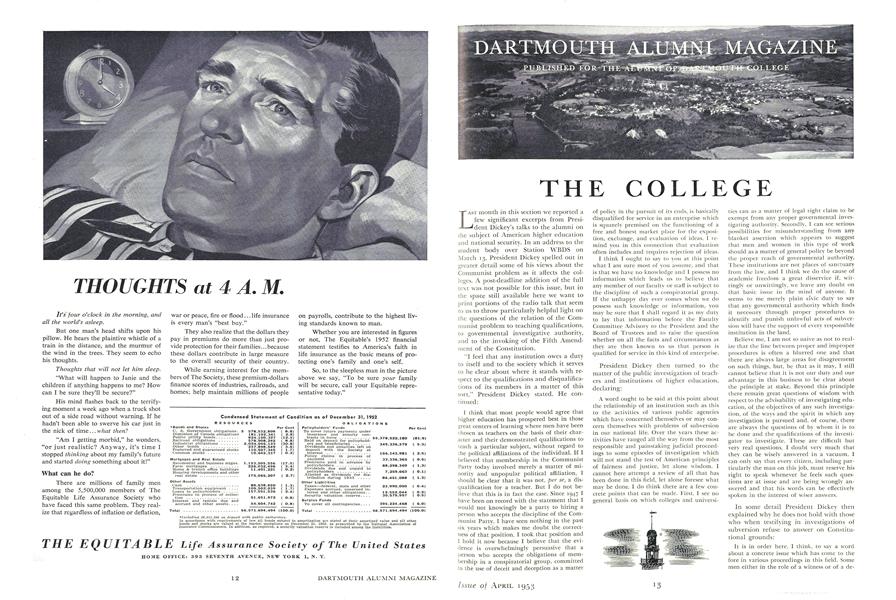 THE COLLEGE