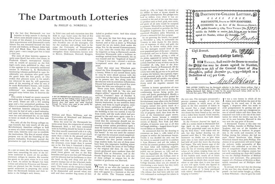 The Dartmouth Lotteries