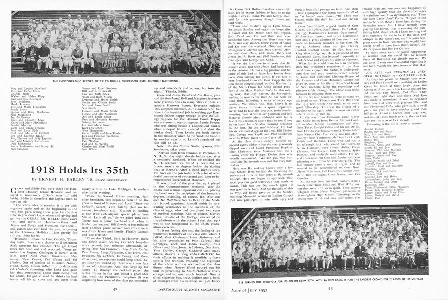 1918 Holds Its 35th
