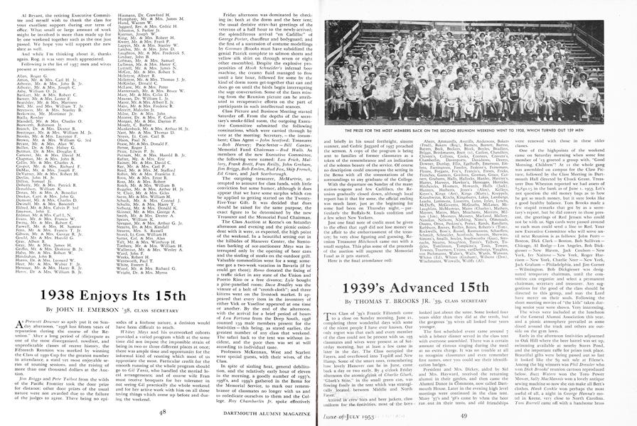 1938 Enjoys Its 15th