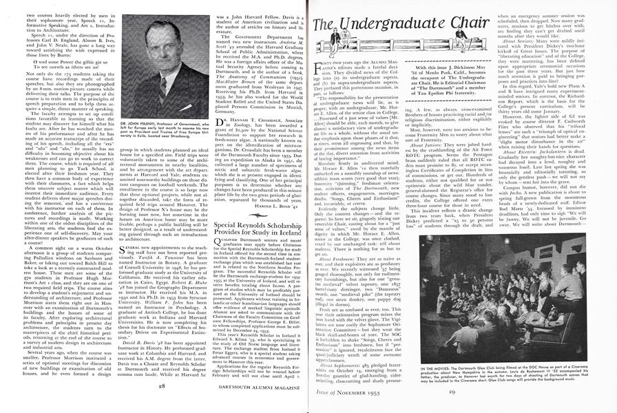 The Undergraduate Chair