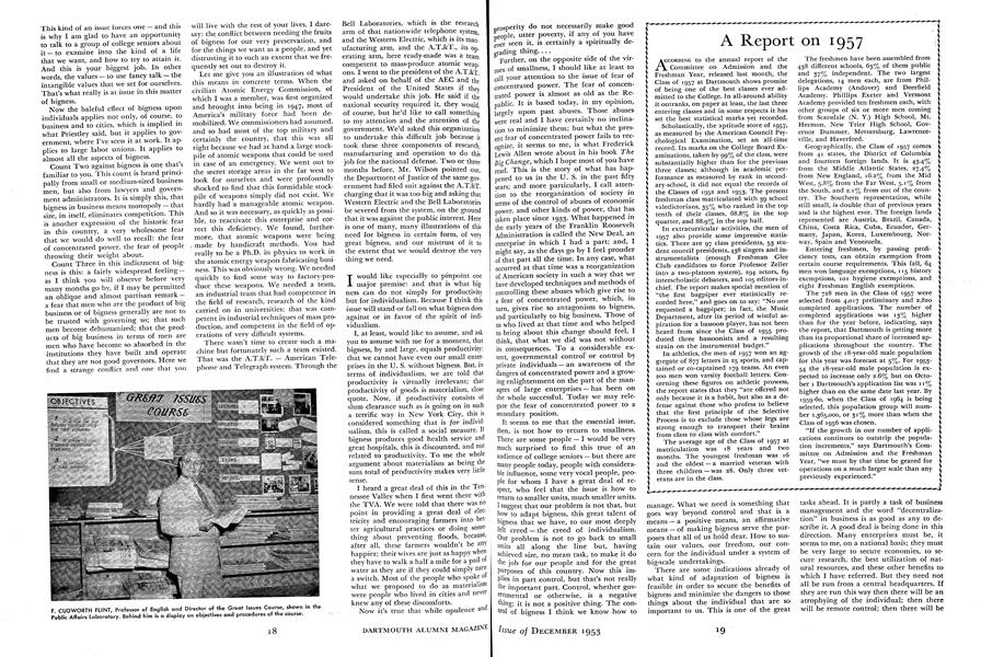 A Report on 1957