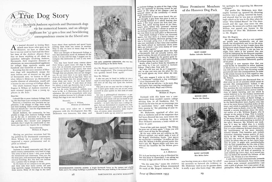 Three Prominent Members of the Hanover Dog Pack