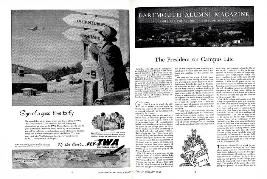 The President on Campus Life