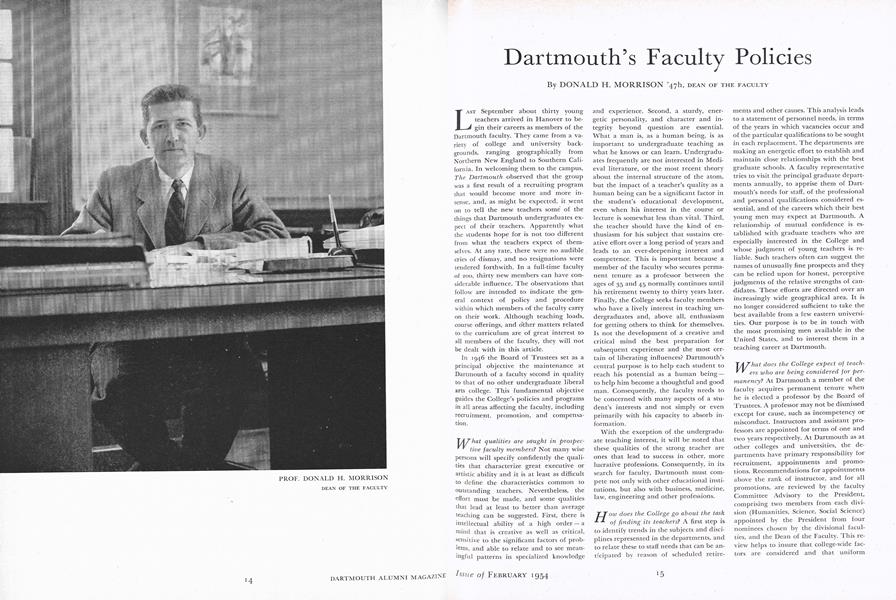 Dartmouth's Faculty Policies