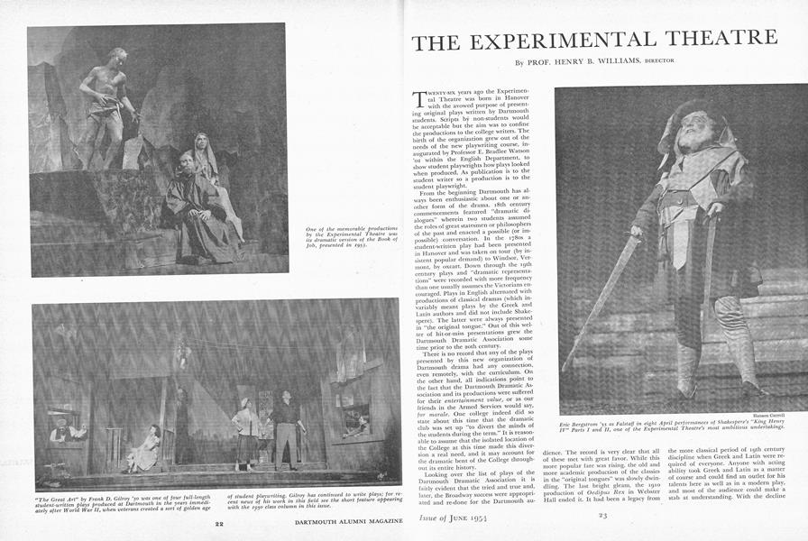 THE EXPERIMENTAL THEATRE