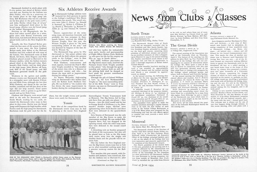 Six Athletes Receive Awards