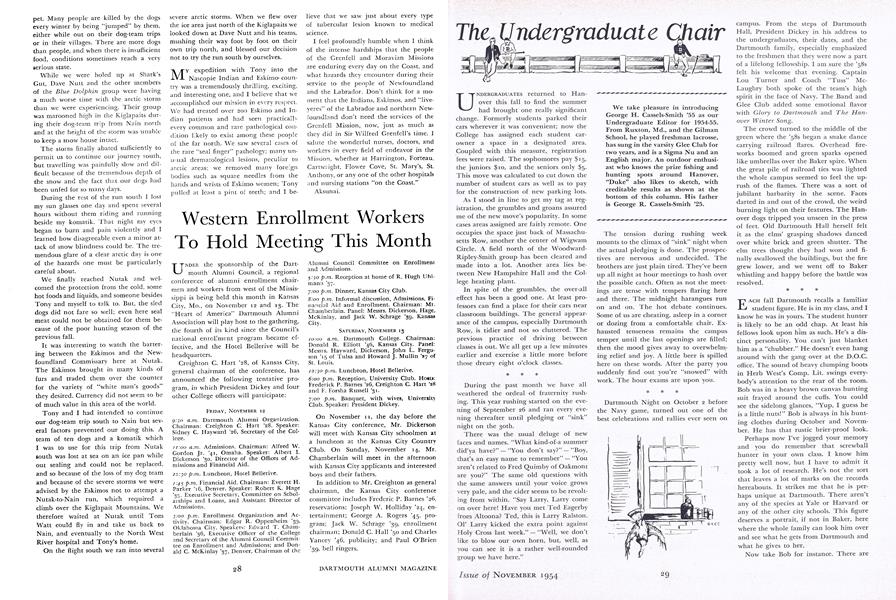 The Undergraduate Chair